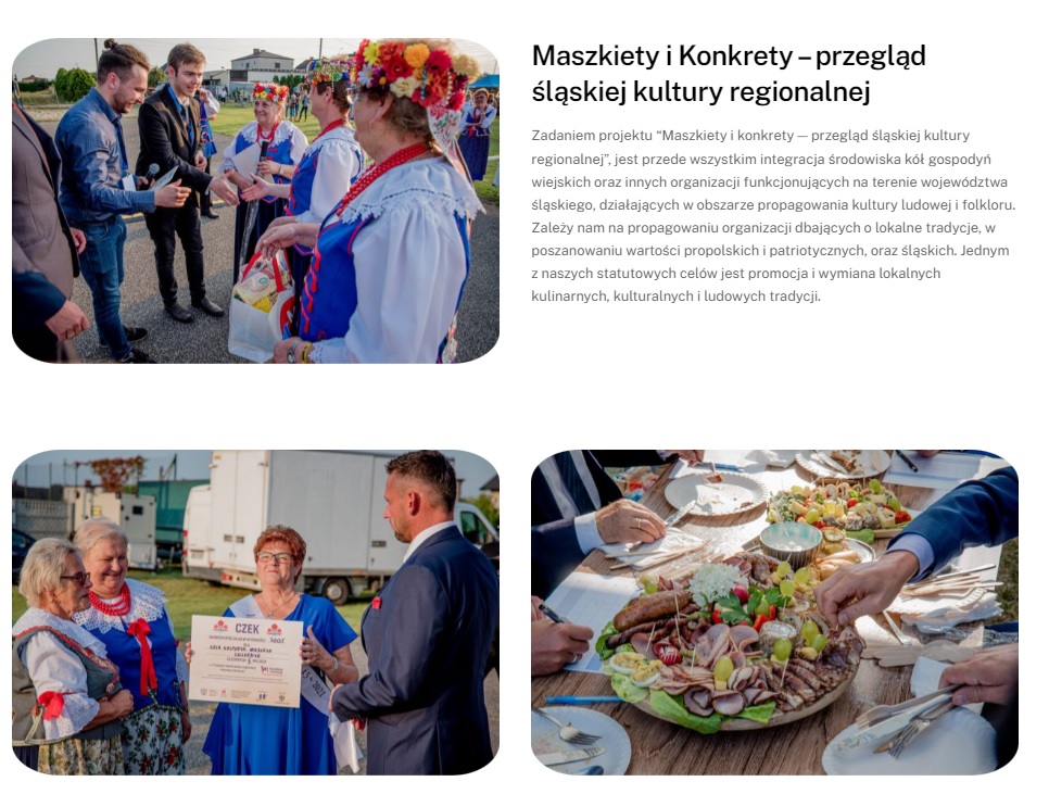 „Maszkiety i konkrety - przegląd śląskiej kultury regionalnej” fot. mat.pras